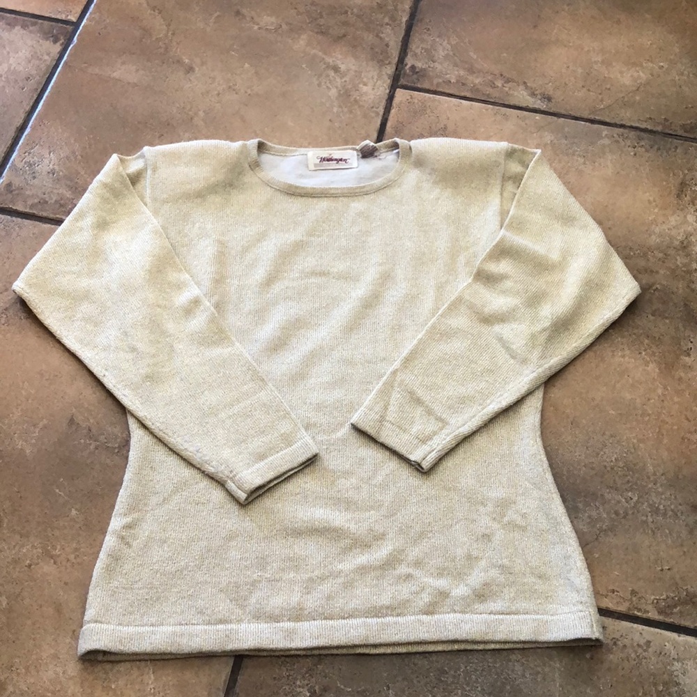 Gold sweater